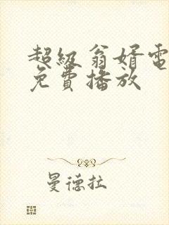 超级翁婿电视剧免费播放