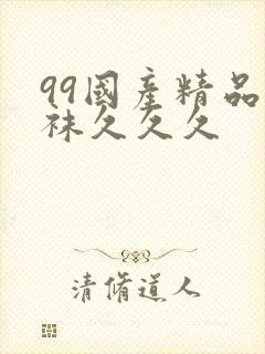 99国产精品丝袜久久久封面