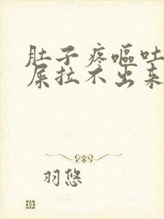 肚子疼呕吐想拉屎拉不出来怎么回事