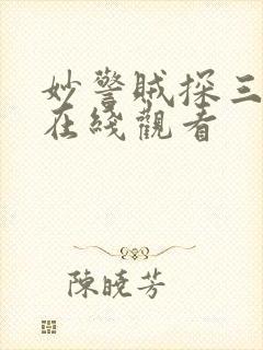 妙警贼探三季 在线观看封面