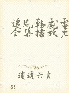 追风韩剧电视剧全集播放免费观看