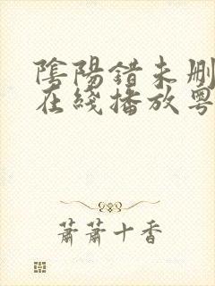 阴阳错未删减版在线播放粤语