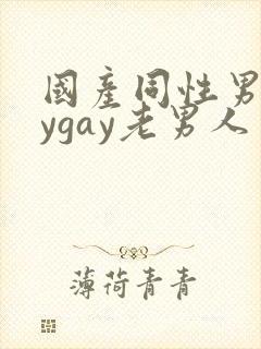 国产同性男gaygay老男人