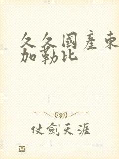 久久国产东京热加勒比