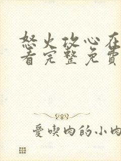 怒火攻心在线观看完整免费观看