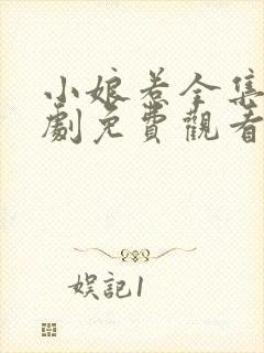 小娘惹全集电视剧免费观看封面