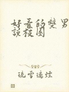 好看的双男主小说校园