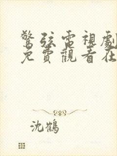 惊弦电视剧全集免费观看在线播放