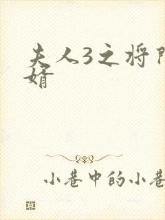 夫人3之将门捉婿