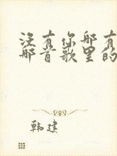 没有你哪有我是哪首歌里的歌词