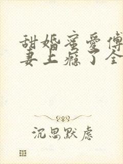 甜婚蜜爱傅少追妻上瘾了全文阅读