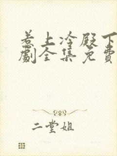 惹上冷殿下电视剧全集免费封面