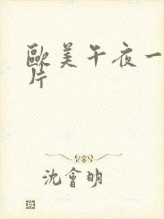 欧美午夜一级艳片