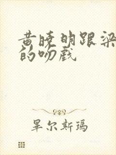 黄晓明跟梁静拍的吻戏封面