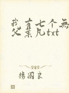 我有七个无敌师父叶凡txt