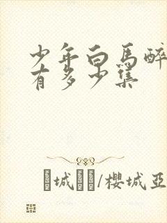 少年白马醉春风有多少集