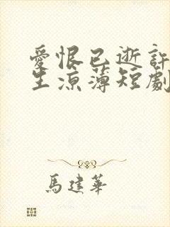 爱恨已逝许我半生凉薄短剧在线观看