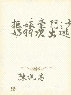 拒嫁豪门:少奶奶99次出逃景佳人