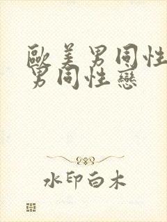 欧美男同性恋操男同性恋封面