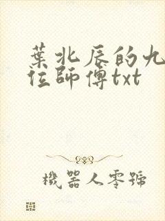 叶北辰的九十九位师傅txt