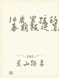 14岁男孩的青春期叛逆怎么办