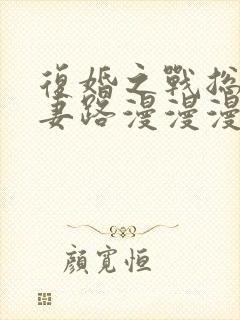 复婚之战总裁追妻路漫漫漫画