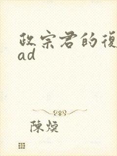 政宗君的复仇oad封面