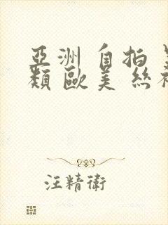 亚洲 自拍 另类 欧美 丝袜