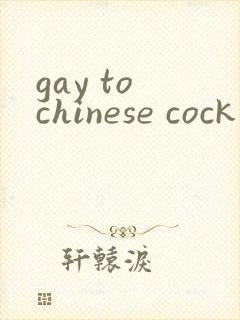 gay to chinese cock man