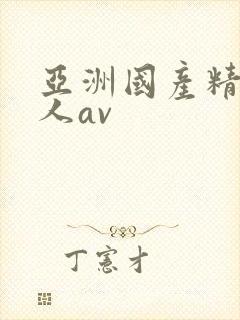 亚洲国产精品成人av