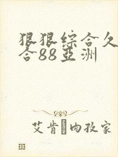狠狠综合久久综合88亚洲封面