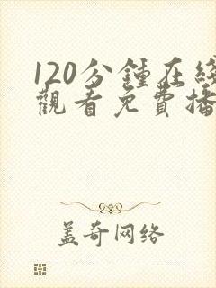 120分钟在线观看免费播放电视剧高清