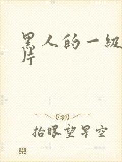 黑人的一级黄色片