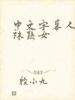 中文字幕人妻丝袜熟女