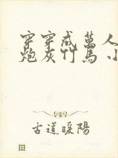 穿穿成万人迷的炮灰竹马 小说