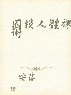 国模人体裸体艺术封面