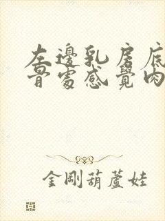 左边乳房底下肋骨处感觉肉疼封面