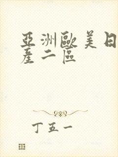 亚洲欧美日韩国产二区