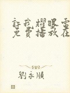 许我耀眼电视剧免费播放在线