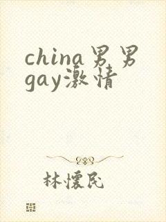 china男男gay激情