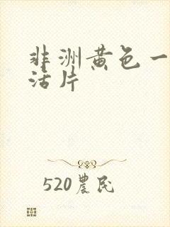 非洲黄色一级生活片