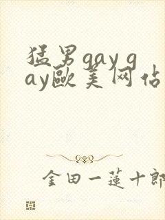 猛男gay gay欧美网站
