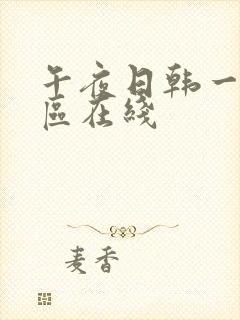 午夜日韩一区二区在线