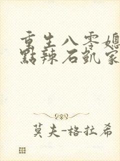 重生八零媳妇有点辣石凯家