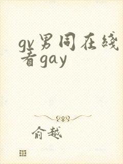 gv男同在线观看gay