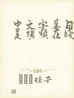 中文字幕日韩欧美视频在线封面