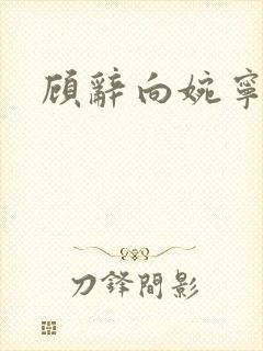 顾辞向婉宁小说