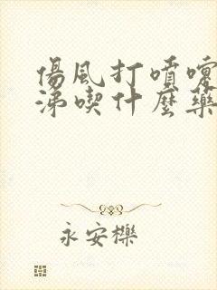 伤风打喷嚏流鼻涕吃什么药好得快