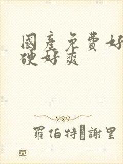 国产免费好大好硬好爽