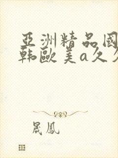 亚洲精品国产日韩欧美a久久久久久久封面